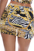 Luli Fama Goddess Vibes Scrunch Up Mini Skirt